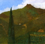 1902 Il monte della Verruca (olio su tela cm 78x93) 